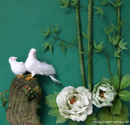Птицы и цветы из капрона. Идеи и мастер-класс 