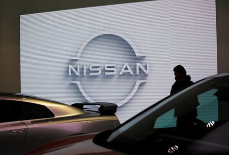 A visitor is seen at Nissan Motor Corp.'s showroom in Tokyo, Japan November 11, 2020. REUTERS/Issei Kato
