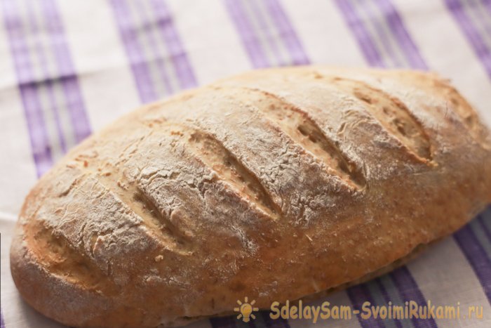 Рецепт быстрого бездрожжевого хлеба
