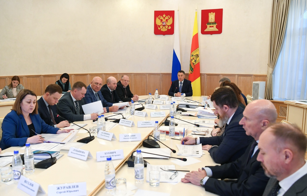 Губернатор Игорь Руденя провел заседание Бюджетной комиссии Тверской области