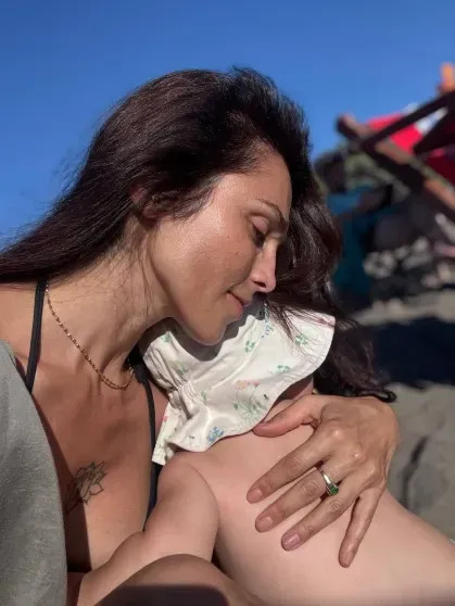 Сати Казанова с дочерью