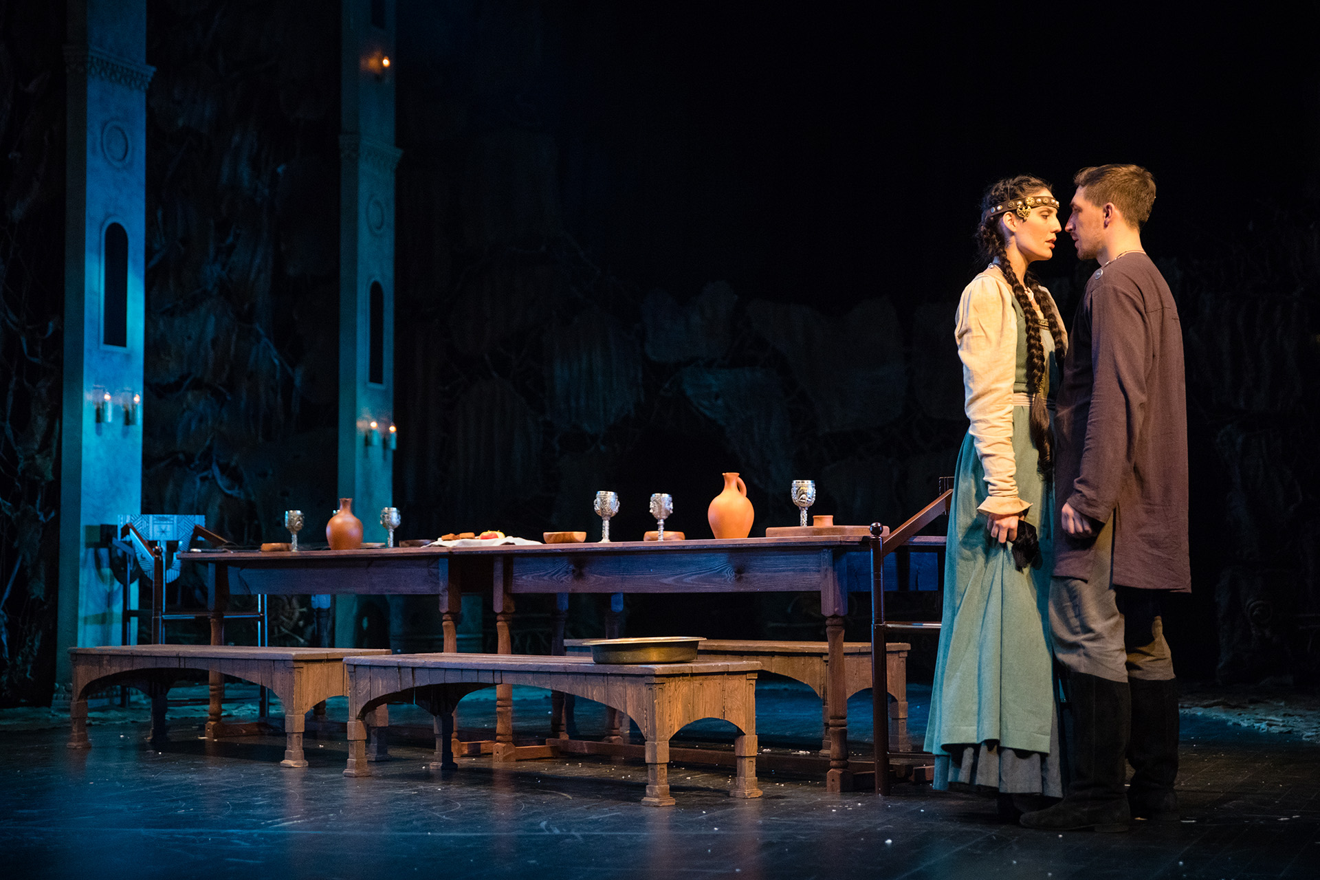 Сцена из спектакля «Посадник»