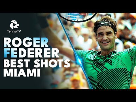 Tennis TV опубликовал подборку лучших ударов Федерера в Майами