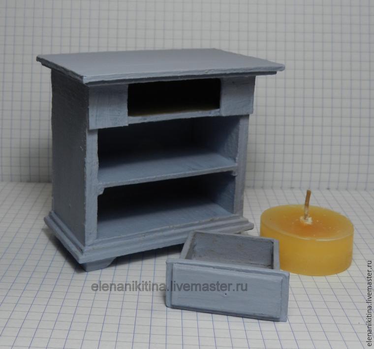 Кухонный стол для кукольного дома. Кухонный стол для кукольного дома. мастер класс