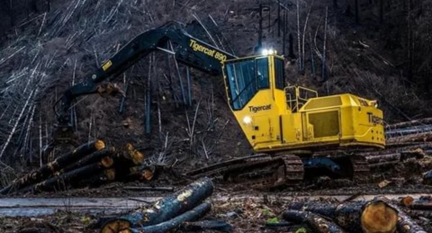 Tigercat представил новую лесозаготовительную машину 880Е