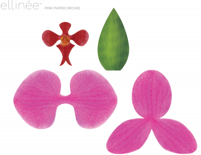 Орхидея из бумаги для украшения подарков креатив