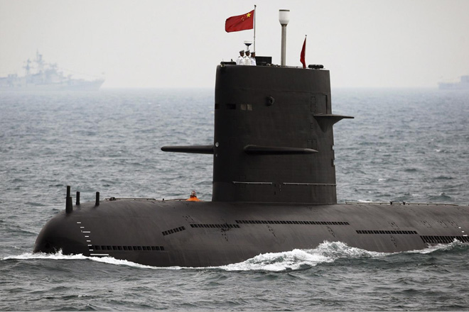 Китайская подводная лодка изнутри пространство