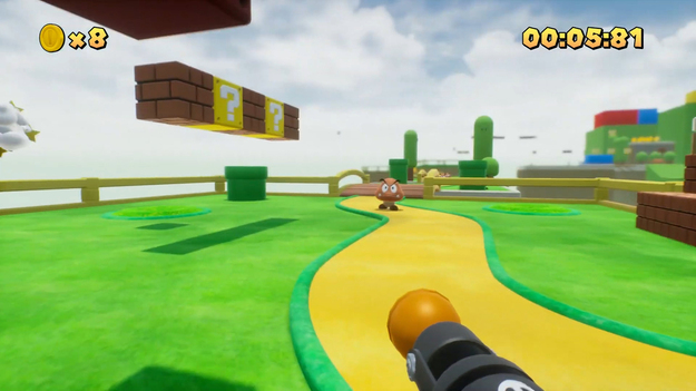 Марио превратили в шутер от первого лица и шокировали геймеров Игры,Марио