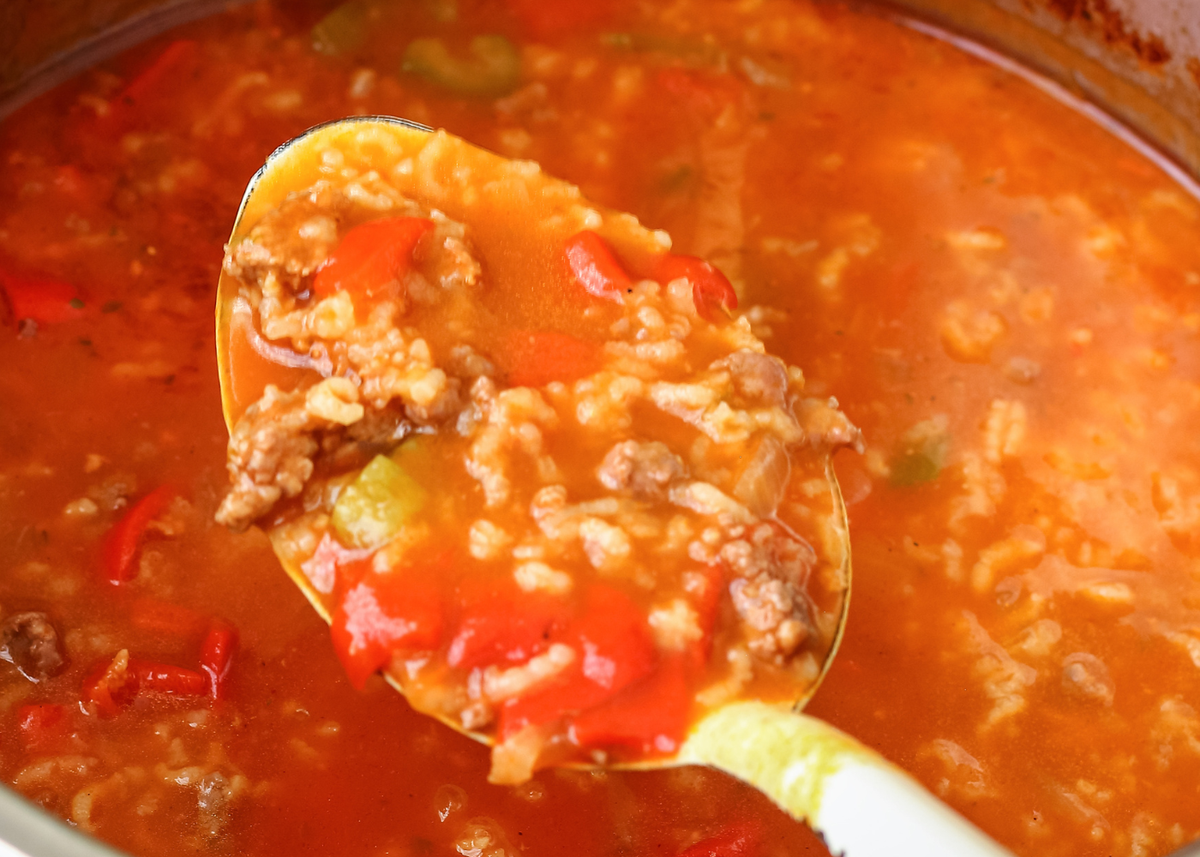 Фаршированные перцы по-новому — простой рецепт супа для всей семьи