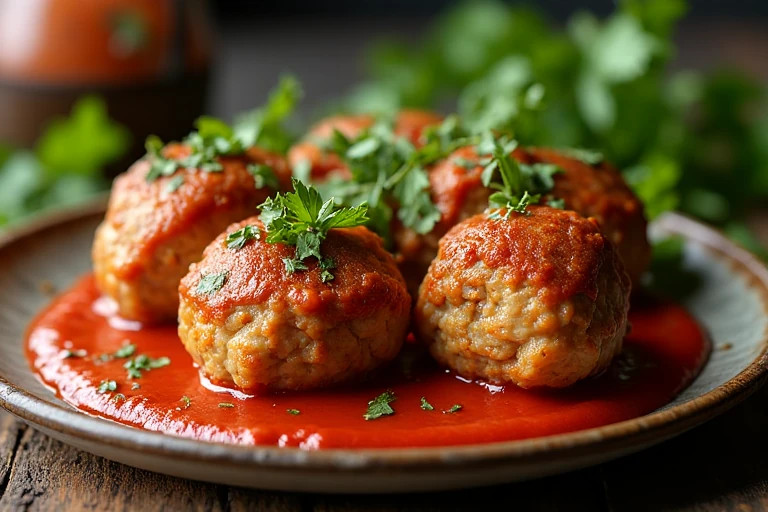 Сочные куриные фрикадельки