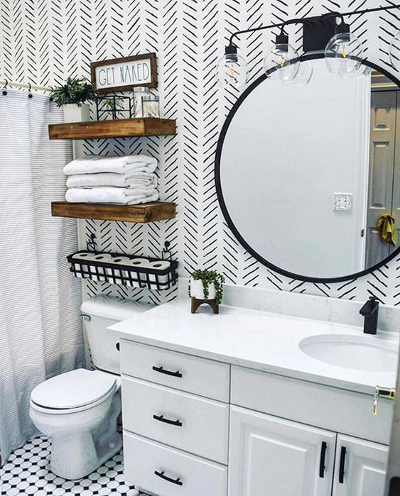 А вы как храните большие махровые полотенца в ванной комнате? Интересные идеи по оформлению интерьера