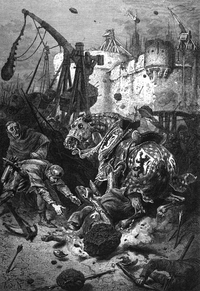    Смерть Симона де Монфора под стенами Тулузы / ©wikipedia.org