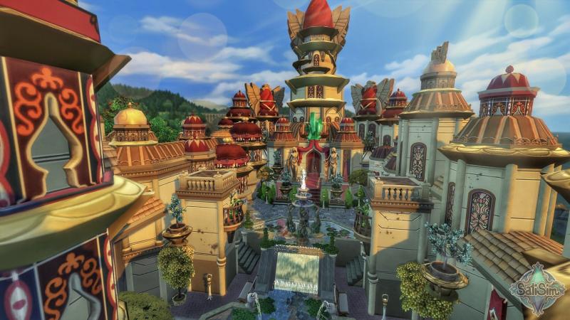 Пользователь воссоздал город из World of Warcraft в The Sims 4