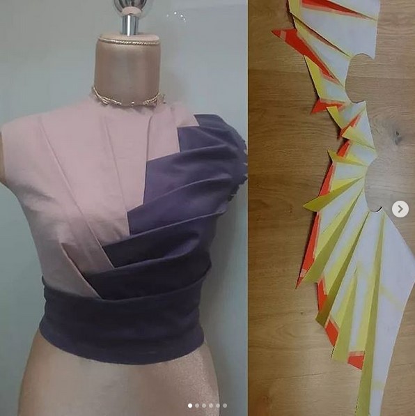 Платья в стиле оригами от японского дизайнера Шинго Сато одежда,рукоделие,своими руками