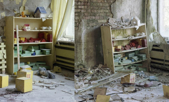 25 лет в Чернобыле: как время поглощает следы цивилизации Видео,зона отчуждения,история,Природа,проект,Пространство,фото,чернобыль