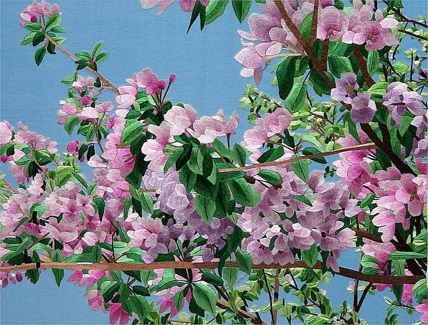 Вышивка шелком по шелку - жемчужина восточного искусства Вышивка шелком по шелку - жемчужина восточного искусства вышивка