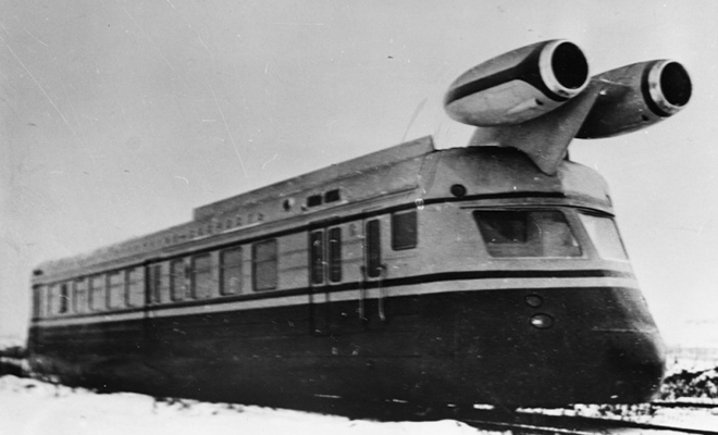 50 лет назад в СССР поставили на поезд реактивный двигатель и проверили, с какой скоростью может двигаться такой состав г,Москва [1405113],г,Санкт-Петербург [1414662]
