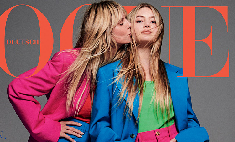 Вся в мать: 16-летняя дочь Хайди Клум дебютировала на обложке Vogue Мода,Новости моды
