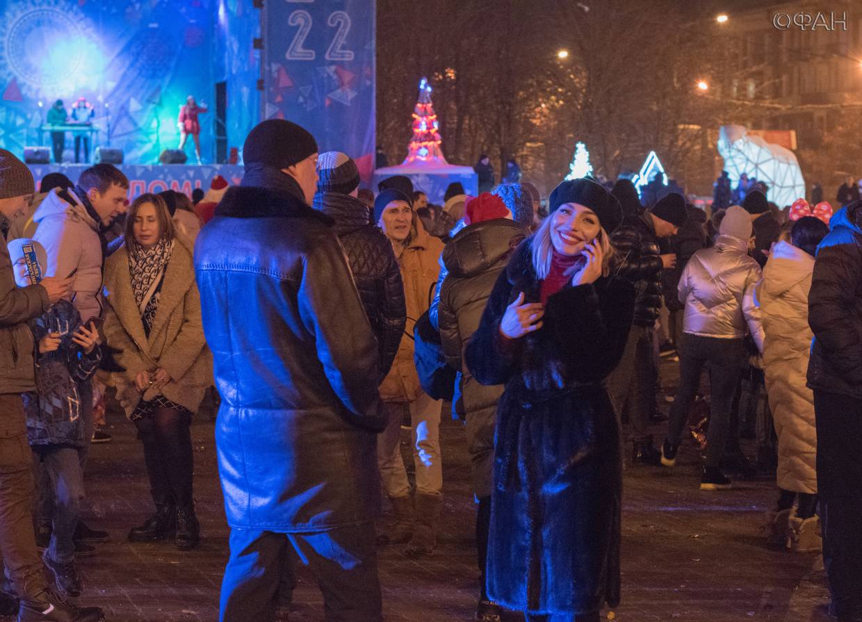 Как Донбасс встречал Новый год: репортаж ФАН из Донецка