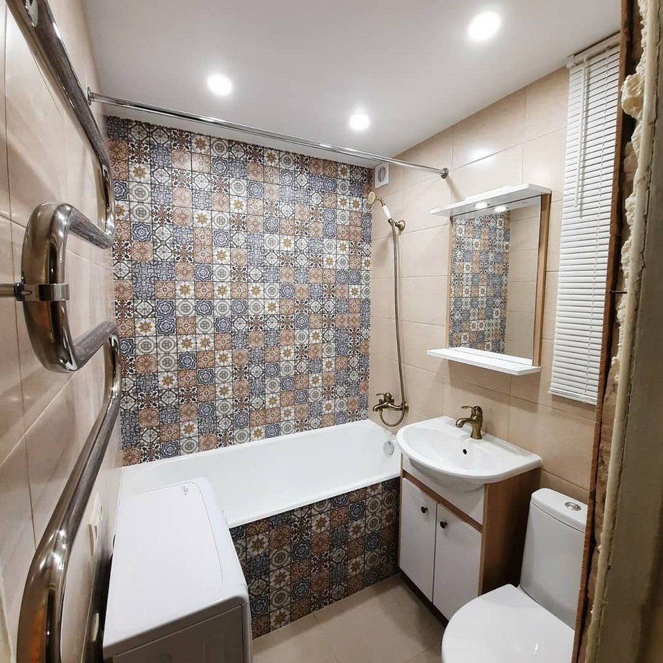 До и после: 6 убитых ванных комнат, из которых получились красивые интерьеры ремонта, интерьер, санузел, ванной, пространство, только, санузла, хранения, месте, благодаря, выбрали, преобразился, добавляет, палитру, светлую, стиральную, вместе, который, смотрится, оттенок