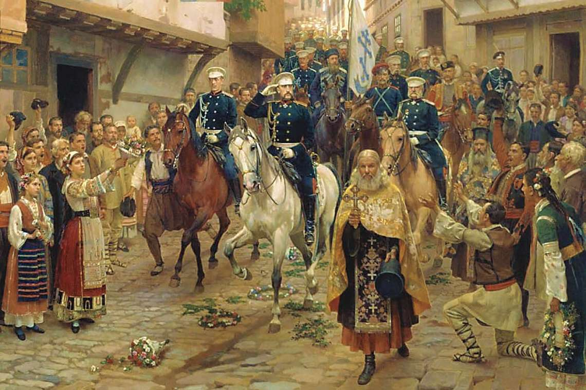 7 июля 1877 передовой отряд русских войск генерала Гурко освободил от турок древнюю столицу Болгарии – Тырново