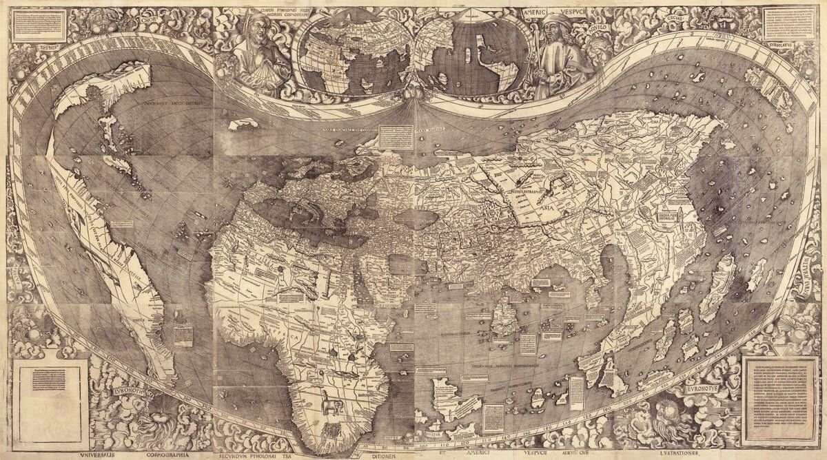 Карта мира начала XVI века/ © geographyrealm.com