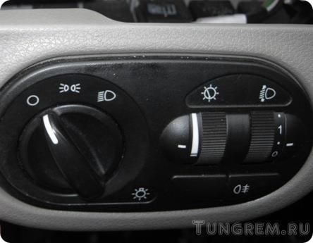 Замена блока управления светом Lada Kalina