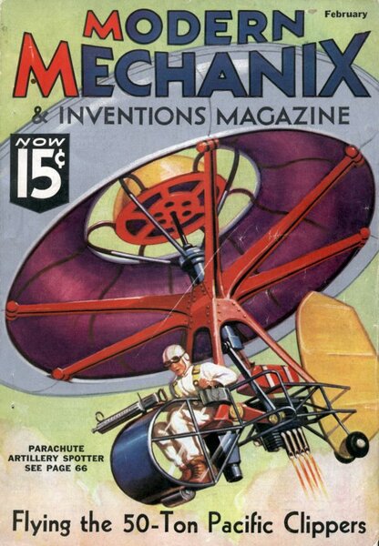 Журнал "Modern Mechanix" ("Современная механика") 1936 г.