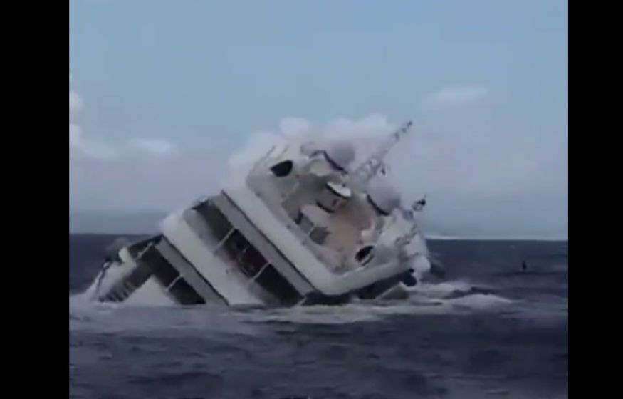 Яхта российского олигарха за 50 млн долларов ушла на дно у берегов Италии