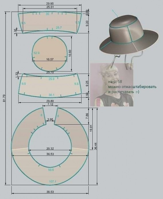 Моделирование шляпы своими руками,сделай сам