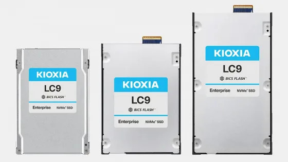 Представлен SSD на 245 ТБ — на Kioxia LC9 можно записать 12,5 тысяч фильмов в разрешении 4K