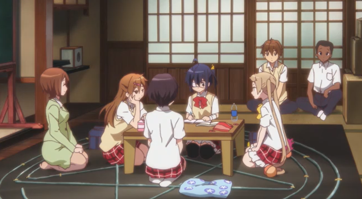 Кадр из аниме Чудачество любви не помеха