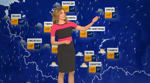 Ведущая MeteoTV после вирусного ролика записала спецпрогноз для Кирова