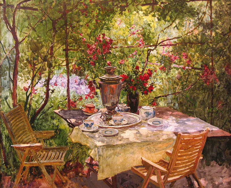 Терраса солнцем вся озарена... Петр Кузьмич Столяренко Терраса солнцем вся озарена... Петр Кузьмич Столяренко