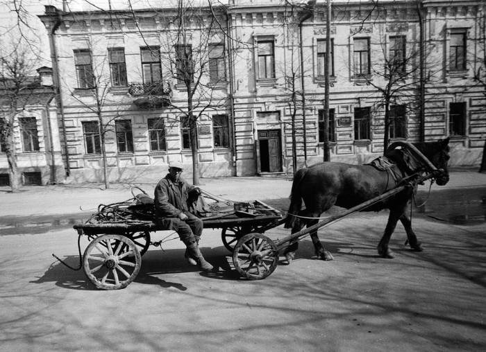 В центре города. Татарская АССР, 1969 год.
