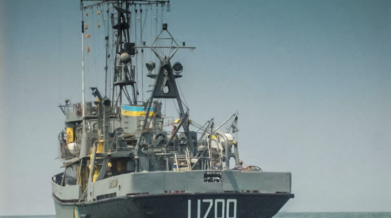 Фрегат ЧФ «Адмирал Макаров» уничтожил украинское военное судно, минировавшее Чёрное море