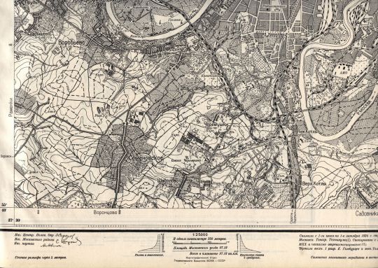 Карта москвы 1920 год