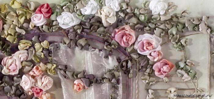 Вышить розу лентами Вышить розу лентами вышивка лентами,сделай сам,Хенд мейд