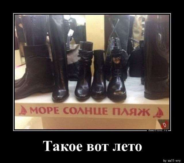 Демотиваторы для всех: «Такое вот лето» 