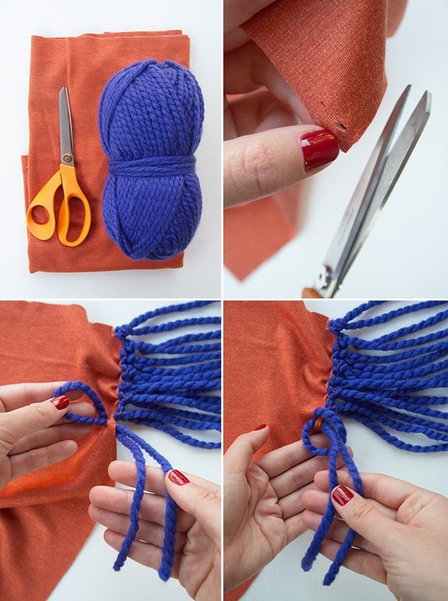 Супер простая идея создания шарфа. Его не нужно шить или вязать женские хобби