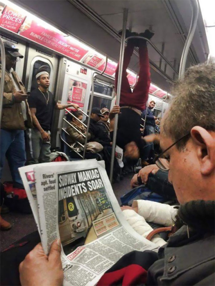 Another Average Day In The NYC Subway