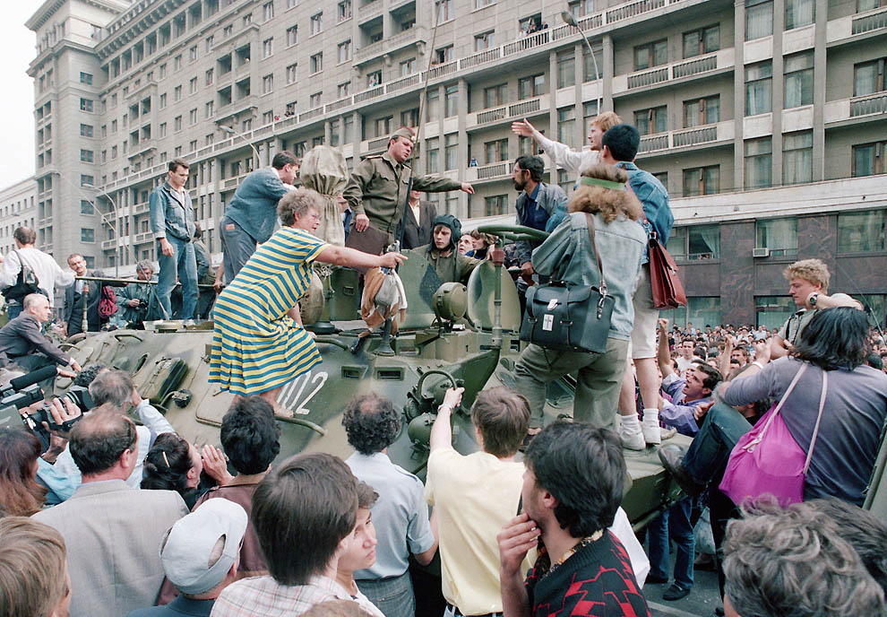 Последние месяцы существования СССР в фотографиях