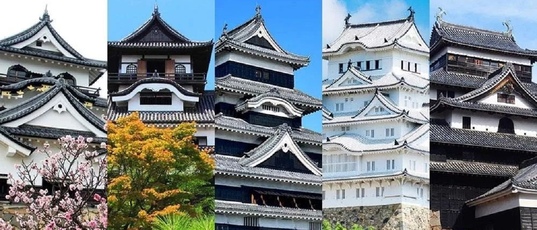 Замки Японии В Осаке (Osaka Castle), Химэдзи (Хего), Нидзе (Киото), Хиросаки (Аомори), Цуруга (Фукусима)