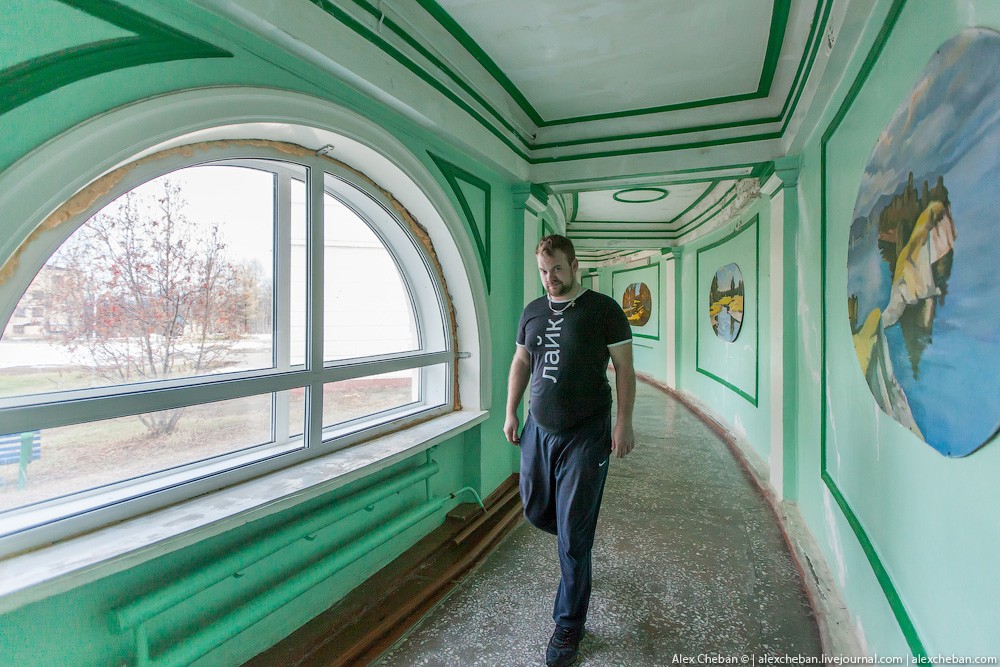 Прогулка по настоящему советскому санаторию на Колыме
