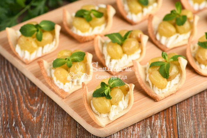 Закуски с фруктами, которые вас точно удивят вкусом и способом приготовления закуски,рецепты