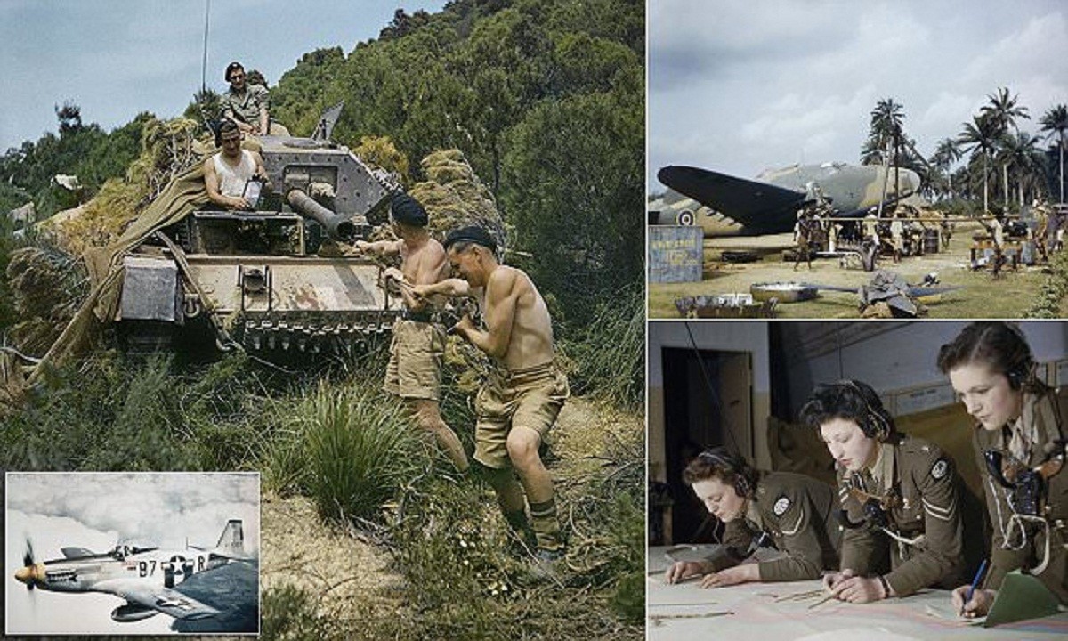 Вторая мировая война в цвете вторая мировая война, история в цвете, как это было, фото