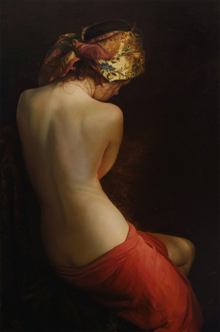 Поэзия женского тела в гиперреалистичных масляных картинах Сергея Маршенникова