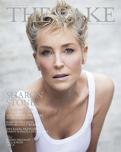 "Неузнаваемая" Шэрон Стоун появилась на обложке журнала The Rake Фотосессии
