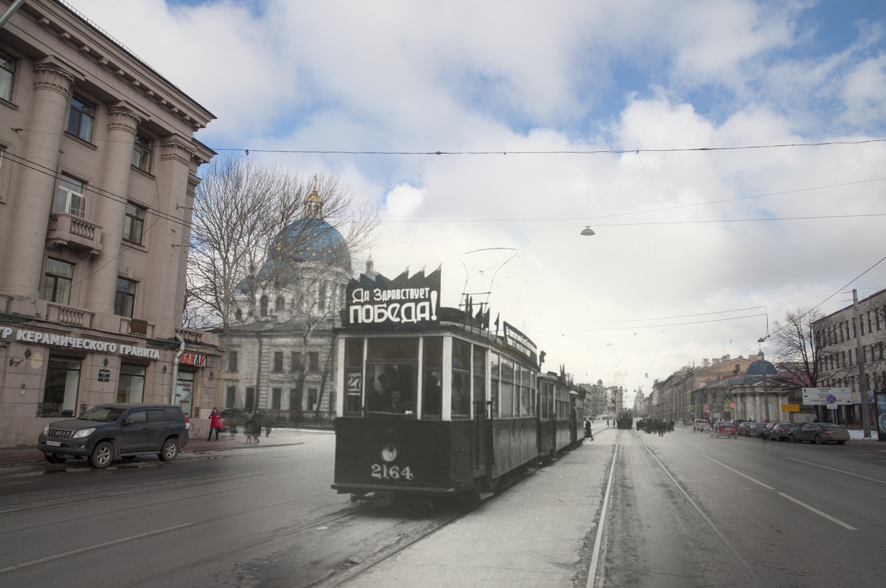 Фотоколлажи "Блокадный альбом" от Сергея Ларенкова к 75-летию снятия блокады Ленинграда (24 фото)