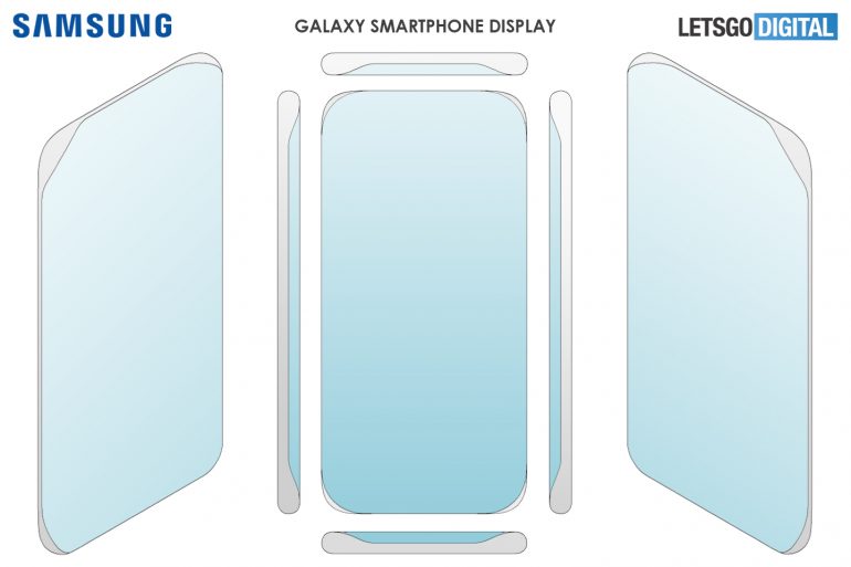 Samsung запатентовала дисплей нового типа, который изогнут со всех сторон собирается, собственности, дисплей, Samsung, будет, изогнут, интеллектуальной, неизвестным, остается, камеры, фронтальной, размещение, Компания, Возможно, внимание, обернуты, сторон, четырех, должен, смартфона
